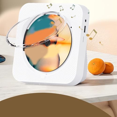 Lecteur CD portable noir avec mode casque pour une écoute tranquille