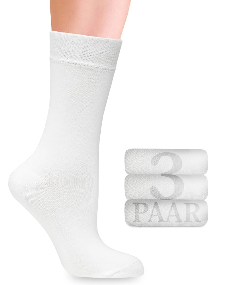 Fiera Besa BusinessSocken mit Lycra für Damen: Komfortnaht am Ansatz der Zehennägel; für Business und Freizeit; 3 Paar