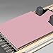 YIJU Pilates Reformer Mat Mini Travel Yoga Mat Easy to Wash Accessory Anti Slip Exercise Fitness Gym Pad for Reformer Exercises, 99.6x60x0.6cm Pink
