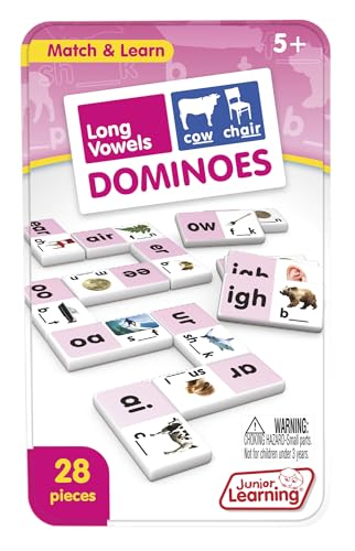 Junior Learning Long Vowel Dominoes Educational Action Games miniatura 5