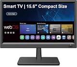 ZOSHING 16 pollici Smart TV HD 1080P,Piccola Smart Television a schermo piatto con Sintonizzatore T2/HDMI/USB/AV per Cucina,Camper,Roulotte Casa e camera da letto o intrattenimento in viaggio
