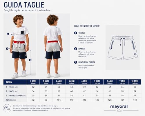 Bermuda para niño Mayoral casual de algodón con bolsillos delanteros y cintura ajustable 6