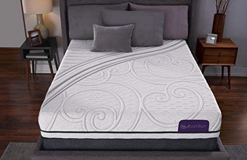Топ view of Serta iComfort Savant III Plush Mattress in a bedroom