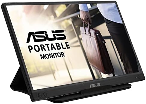 ASUS ZenScreen MB166C Portable USB Monitor- 15.6 inch, Full HD, IPS, USB Type-C, Flicker Free, Blue Light Filter, Anti-glare surface