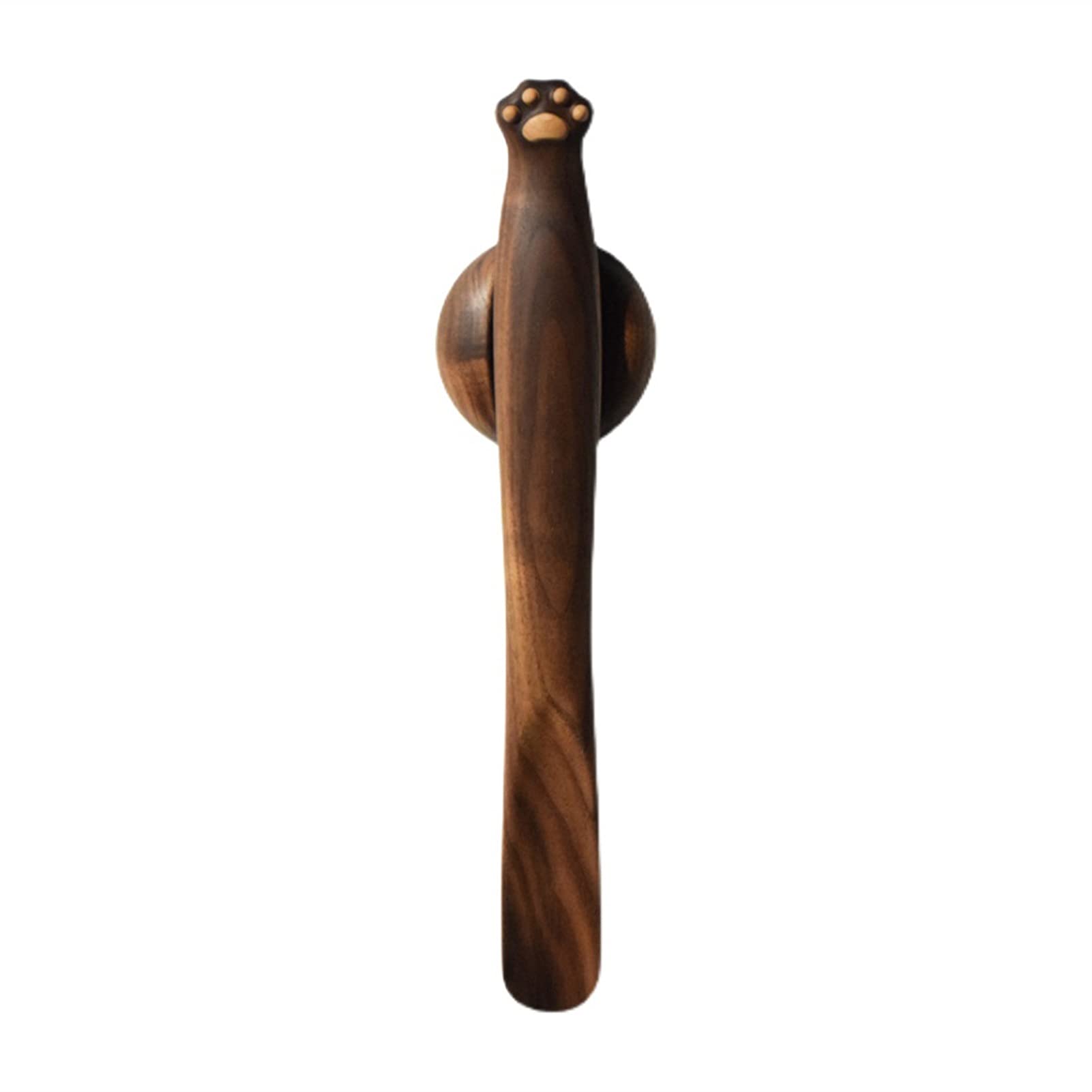 Schuhlöffel aus Holz mit langem Griff, Wandmontage, magnetische Aufhängung, Schuhlöffel aus Walnussholz für Männer, Frauen, Kinder, ältere Menschen, Schwangere