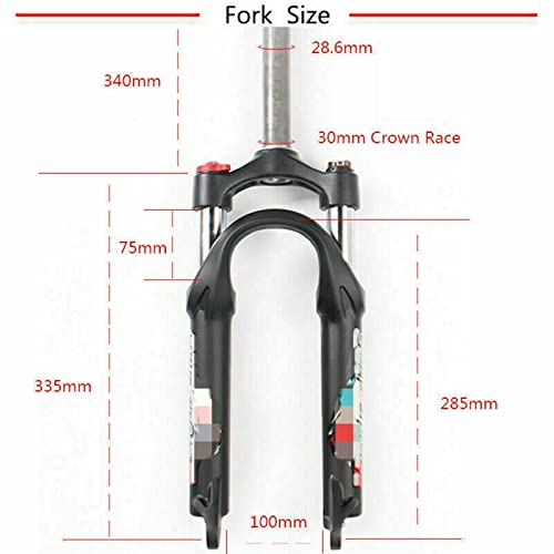 Smanni 20Inch Bicycle Suspension Fork Aluminums Alloy Folding Bike Fork Oils Spring Bmx Bike Forks Fit Disc Brake Mtb Part #TOP1
