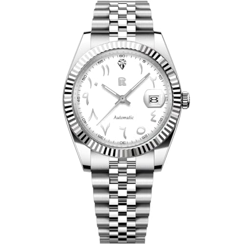 Montre mécanique homme Rollstimi RT128, l'élégance acier du bureau aux loisirs