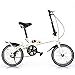 Produktbild Faltrad Leichter Aluminiumrahmen Mountainbike 7-Gang-Getriebe Geeignet für Outdoor-Radfahren,White