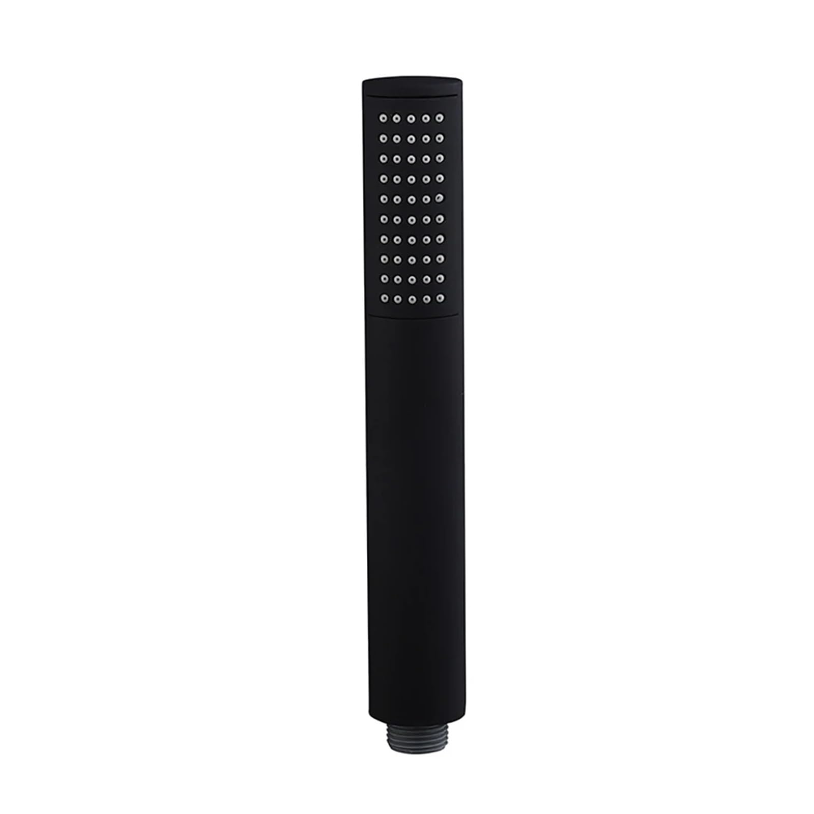 Dokour Soffione Doccia Nuova Forma Moderna ABS Cromato Sottile Accessorio da Bagno Bagno a Pioggia Rotondo Soffione Doccia Portatile Risparmio idrico fangzi (Color : Schwarz)