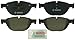 BOSCH BP1409 QuietCast Premium Semi-Metallic Disc Brake Pad Set - Compatible With Select BENTLEY; BMW (i, GT, Ld, Li, xDrive), 528, 535, 550, 650, 740, 750, ActiveHybrid; Rolls-Royce + More; FRONT