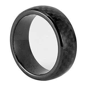 Smart Key Ring, Carbon Fiber Car Smart Finger Key Ring met Box Vervanging Geschikt voor Model 3 / X/S/Y Het Hele Jaar(10…