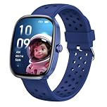 Tynggko Kids Smart Watch for Boys Girls, Fitness Watch with Pedometer, 100 Sport Modes, IP67 Waterproof, Heart Rate Sleep Monitor, Puzzle Games, Alarm Clock, Kids Gifts for Boys Girls Teens 6+ (Blue)