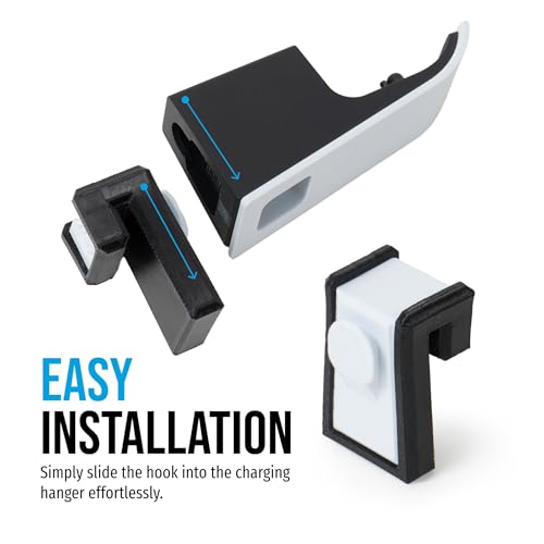 Image of Glistco Headset Hook Compatible with Sony Pulse Elite Wireless Headset Charging Hanger - Headphone Holder for PS5 /PS5 Slim /PS5 Pro