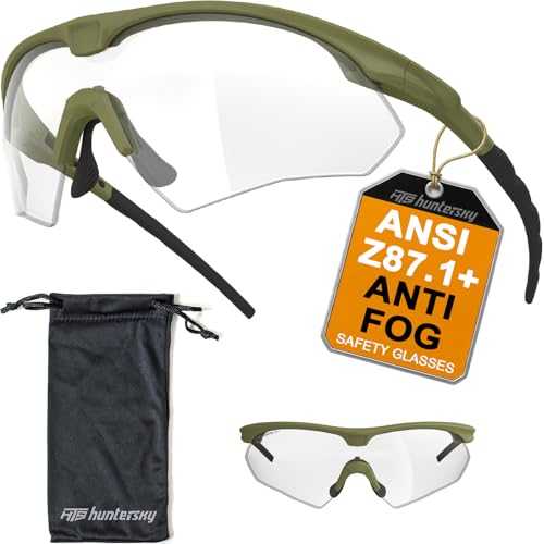HTS HUNTERSKY Gafas de seguridad S53 antivaho tácticas para campo de tiro, protección ocular balística, caza, airsoft, equitación, pickleball