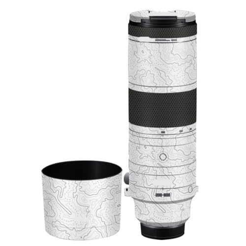 Autocollant Canon RF200-800 f/6.3-9 vinyle blanc de protection