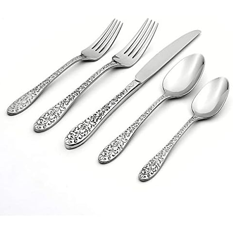 Oneida Ivy Flourish 20 Piece Flatware Set Cover