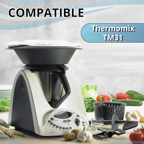 Miniatura 5 de Rm Pro Cuchillas Thermomix Tm31 Vaso Medidor Junta Extra. Incluye 2 Juntas De Sellado - Acero Inoxidable Sus420 - Cuchillo Vorwerk Termomix Bimby Tm31. Repuestos Y Accesorios