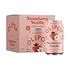 OLIPOP Prebiotic Soda Pop, Strawberry Vanilla, Prebiotics, Botanicals, Plant Fiber, 12 fl oz (4 Cans)