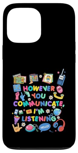 However You Communicate I'm Listening �X�s�[�`�Z���s�X�g SLP �X�}�z�P�[�X iPhone 13 Pro Max �p