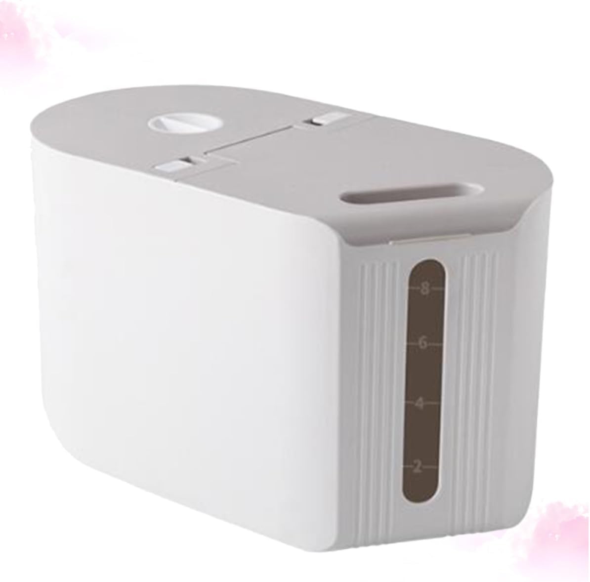 Luxshiny Rice Storage Box Kg for Kitchen with Scale Panel Plastic