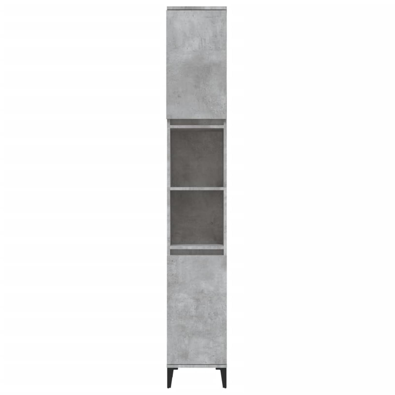 Homgoday Muebles de baño gris cemento 30 x 30 x 190 cm madera multicapa muebles de interior para salón, oficina o dormitorio