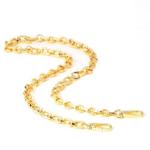 Image of jiesinlov Purse Chain Strap CrossBody Handbag Gold Chains Shoulder Bag Strap Replacement,with Metal Buckles (E 43.3in)