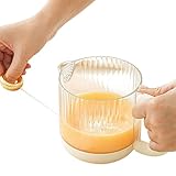 Solution de Nettoyage Facile: En combinant le traitement direct en tasse avec une conception durable, l'Egg Mixer Cup réduit considérablement les étapes de nettoyage. Il facilite le maintien de l'hygiène et vous permet de vous concentrer davantage sur la création de délicieuses pâtisseries sans tracas supplémentaires. Idéal pour les cuisiniers pressés, ce produit assure un nettoyage rapide et après chaque utilisation, limitant le désordre dans la cuisine.