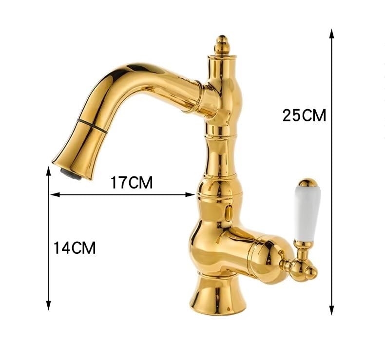 Robinet extractible contre les éclaboussures de votre lavabo