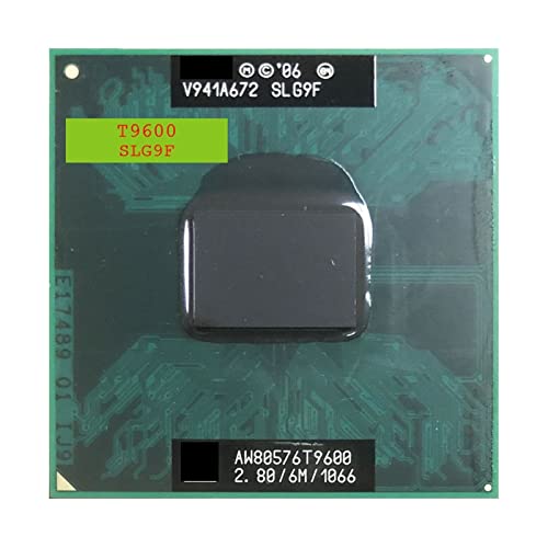 CPU �R�A 2 �f���I T9600 SLG9F SLB47 2.8 GHz �f���A���R�A �f���A���X���b�h CPU �v���Z�b�T 6M 35W �\�P�b�g P