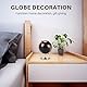 HADIIH Welt Globus Bild Karten Globus für Haus Tisch Schreibtisch Ornamente Geschenk BüRo Haus Dekoration ZubehöR (Gold)
