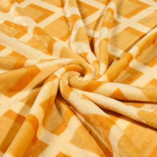 Image of Bnuitland 90 Inches Waffle Funny Blanket, 300 GSM Double Sided Giant Funny Novelty Realistic Food Blanket with Pouch for Adults and Kids, Super Soft Flannel Throw