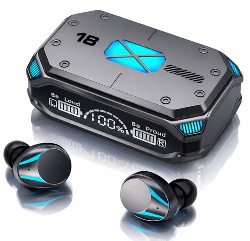 Image of M41 TWS Earbud, Bluetooth Earphone with Display, Low Latency Gaming, 40 Hrs Playtime with Fast Charging, Bluetooth 5.3 + ENC, 13mm HD BASS Drivers, IPX7 Sweat-Proof, Built-in Mic