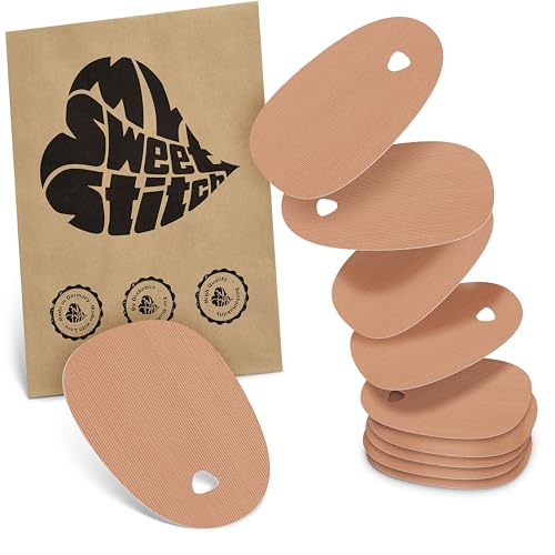 MySweetStitch - Omnipod Underpatch 10x Hautschutzpflaster oval gegen Hautreizungen beim Omnipod, atmungsaktiv & hypoallergen, wasserfest bis 15+ Tage, Made in Germany, Beige