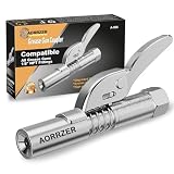 AORRZER Grease Gun Coupler, Strong Lock on Grease Couplers, 12000 PSI High Pressure Greases Gun Coupler, Compatible with All Grease Guns 1/8" NPT Grease Gun Fittings,Duty Quick Release Grease Couplers