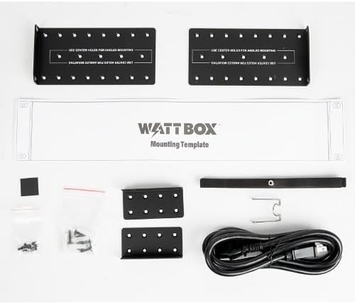 Generic WB-800-IPVM-12 800-series IP Power Conditioner; Remote Monitoring; End-User Mobile App; Professional-Grade Aluminum Build; Built-in Surge Protection and Power Conditioning; 12 Outlets