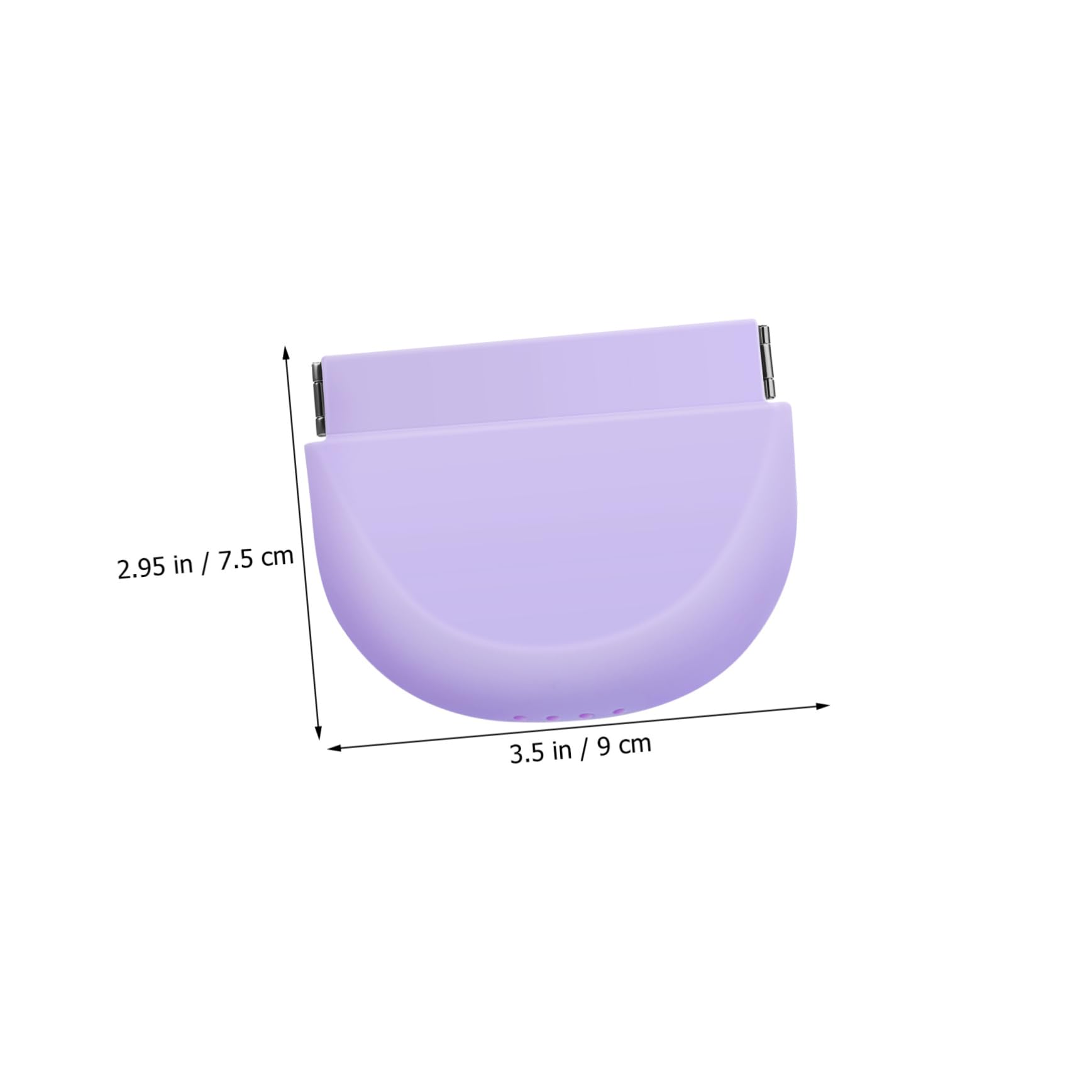 Custodia per Apparecchio Ortodontico in Silicone, 4 Pezzi | Contenitore Slim Rosa, Leggero e Facile da Trasportare, per Pulizia e Conservazione