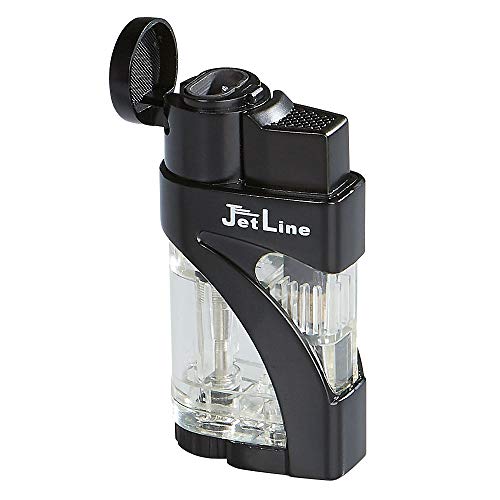 Jetline Phantom Dual Flame Single Action Torch Lighter (Black) … (Gunmetal)