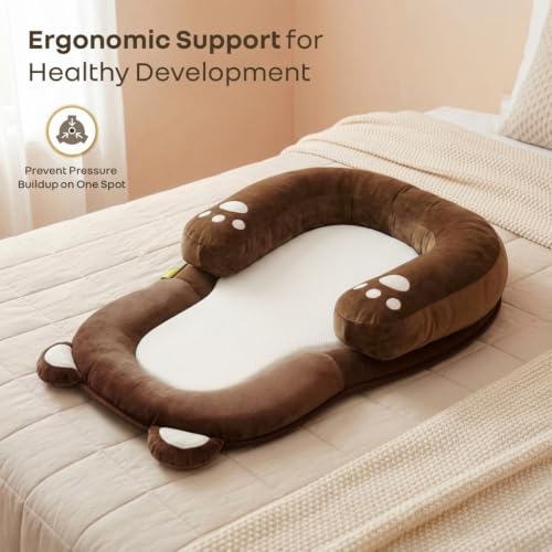 Image of R for Rabbit Snuggy Teddy Kids Bedding Bag | Soft Portable Travel Sleep Sack for Kids | Ultra-Soft Plush Fabric for Everyday Comfort (Brown)