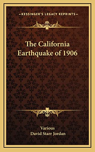 The California Earthquake of 1906