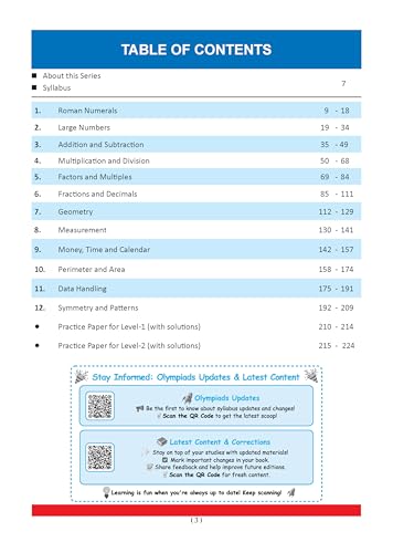 Image of Oswaal One For All Olympiads Class 4 Maths Prep-Guide Book | Chapter-wise Previous Years' Solved Papers | Questions for SOF IMO & Other Olympiad Exams 2026 | With Sample Practice Papers & Oswaal.AI