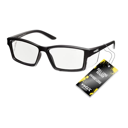 voltX Vision Sicherheitsleser, Vollverglaste Sicherheitsbrille (+1.5...