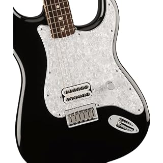 Fender Tom Delonge Strat RW Black – Guitare Électrique - Les Beatles, Paul McCartney, John Lennon, RIngo Starr, George Harrison Fender Tom Delonge Strat RW Black - Guitare Électrique – Image 3