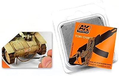 AK Interactive Rusty Tow Chain Medium - Model Building Paints and Accessories # AK230