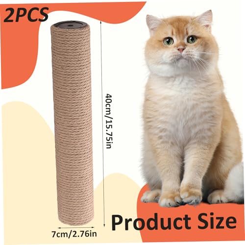 Repuesto para rascador de gato de yute resistente, 2 piezas, 16 pulg miniatura 5