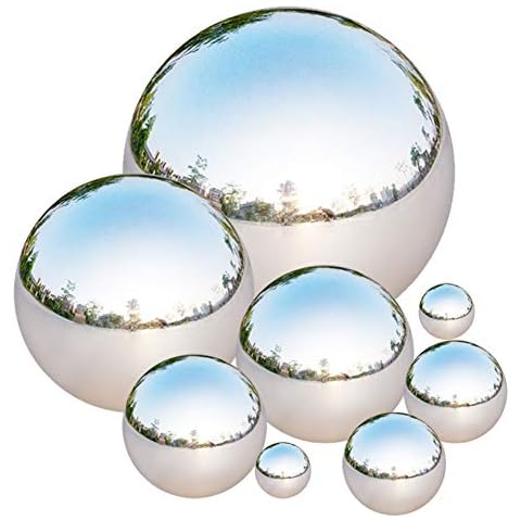 Lot de 8 boules Tiberham en acier inoxydable Cover
