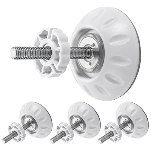 4Pack Pressure Mounted Baby Gates Threaded Spindle Rods M10 Walk Thru Gates Wall Cups Guard Safety Gate Screw Bolts Kit for Baby Safety Gates Pet Dog Gate Stair Gates