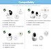 Derebir Adjustable Baby Monitor Wall Mount Compatible with Hellobaby, iFamily, OKAIDI, Blemil, ANMEATE, Nooie and Baby Cameras with 1/4 Threaded Hole, for HelloBaby HB6550/HB65/HB66/HB6339/HB40