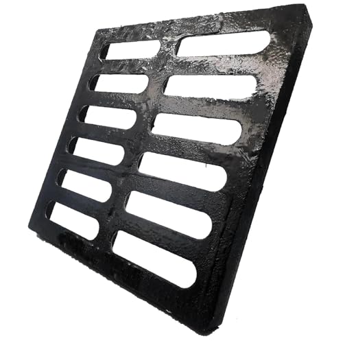 Grille de vidange en fonte 30x30 cm pour bassin NDS et égout extérieur - 2