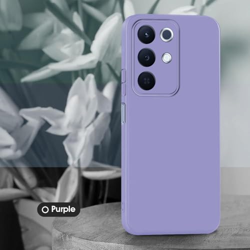Image of Back Cover for Realme 15x 5G / C85 5G / Narzo 90x 5G | Full Camera Protection | Premium Liquid Silicon Case | Flexible Bumper Case for Realme 15x 5G / C85 5G / Narzo 90x 5G (Purple)