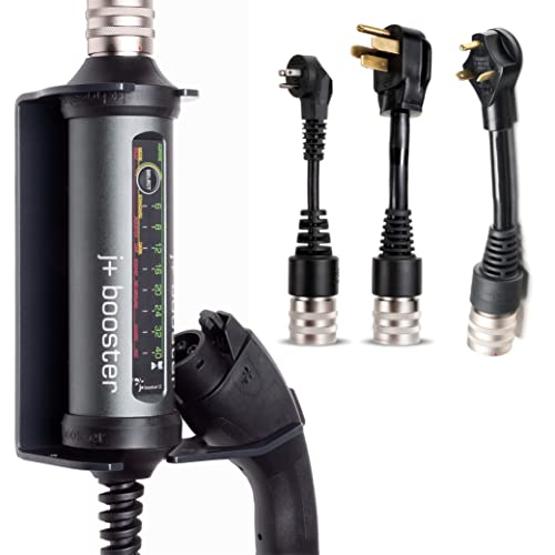 J+ Booster 2 Level 2 EV Charger with TT-30 Adapter